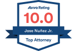 Avvo Rating 10 - Jose Nuñez Jr. - Top Attorney